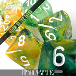 Nebula Spring Dice Set (Glow) (Online Order Only)