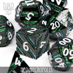 Neo Necropolis Metal Dice Set (Online Order Only)