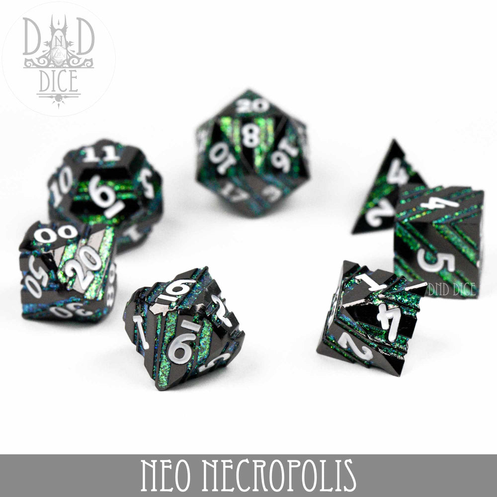 Neo Necropolis Metal Dice Set (Online Order Only)