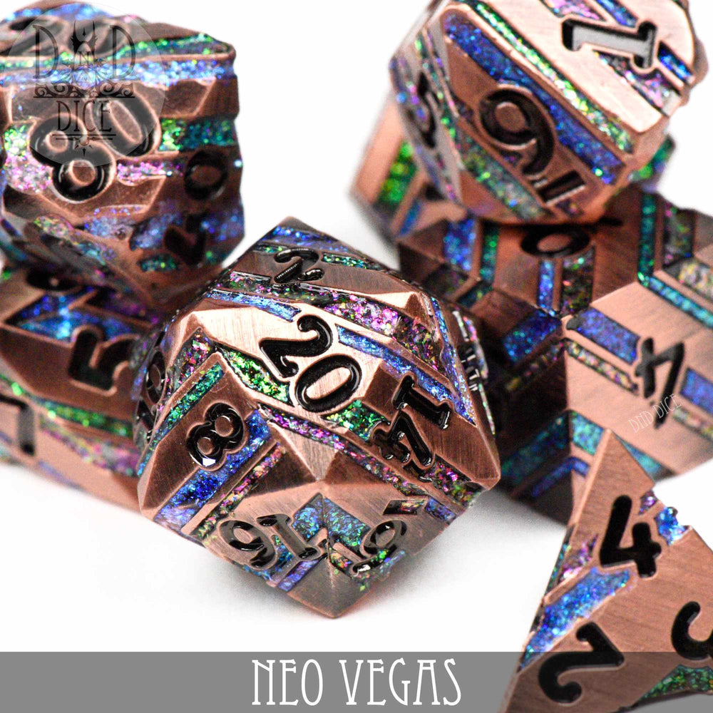 Neo Vegas Metal Dice Set (Online Order Only)