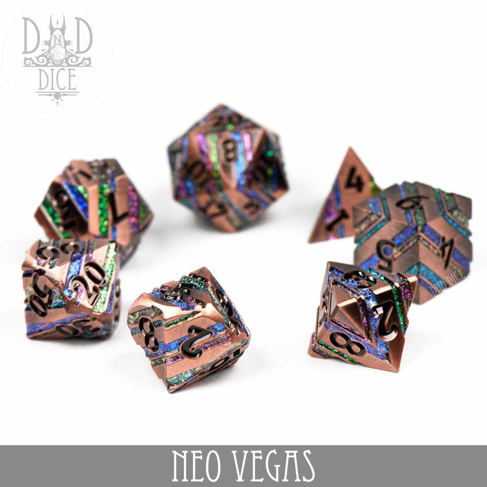 Neo Vegas Metal Dice Set (Online Order Only)