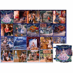 WMP657 Cinderella Puzzle Book by White Mountain Puzzles (ONLINE ORDER ONLY)