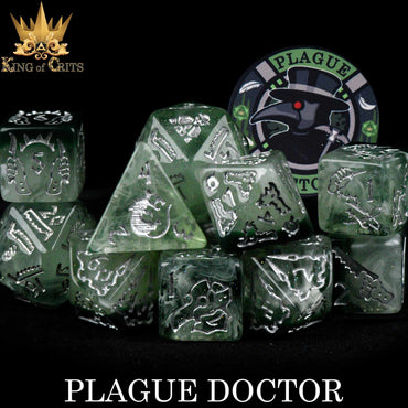 Plague Doctor 11 Dice Set (Online Order Only)