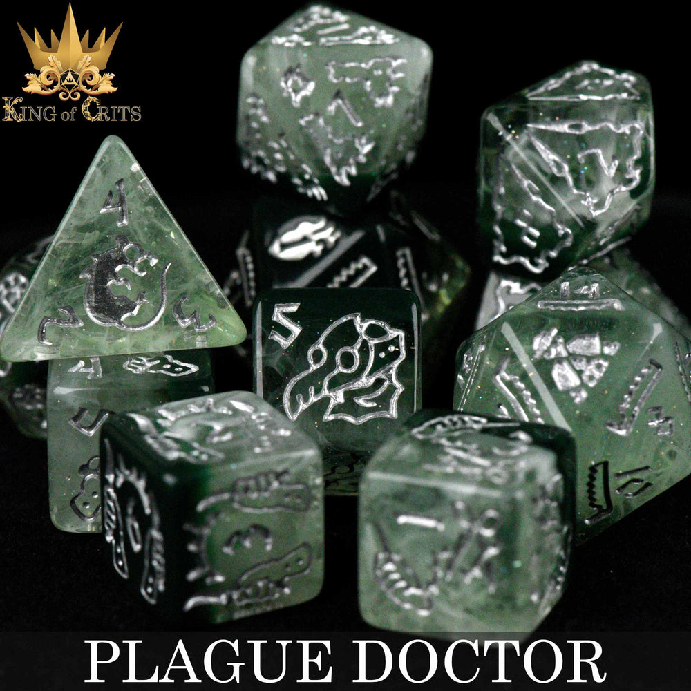 Plague Doctor 11 Dice Set (Online Order Only)