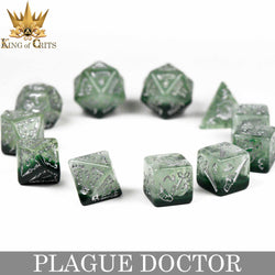 Plague Doctor 11 Dice Set (Online Order Only)