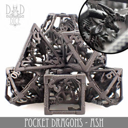Pocket Dragons Ash - Metal Dice Set (Gift Box) (Online Order Only)