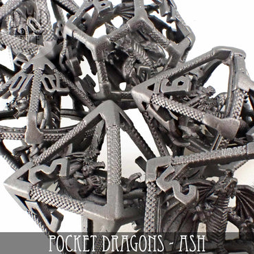 Pocket Dragons Ash - Metal Dice Set (Gift Box) (Online Order Only)
