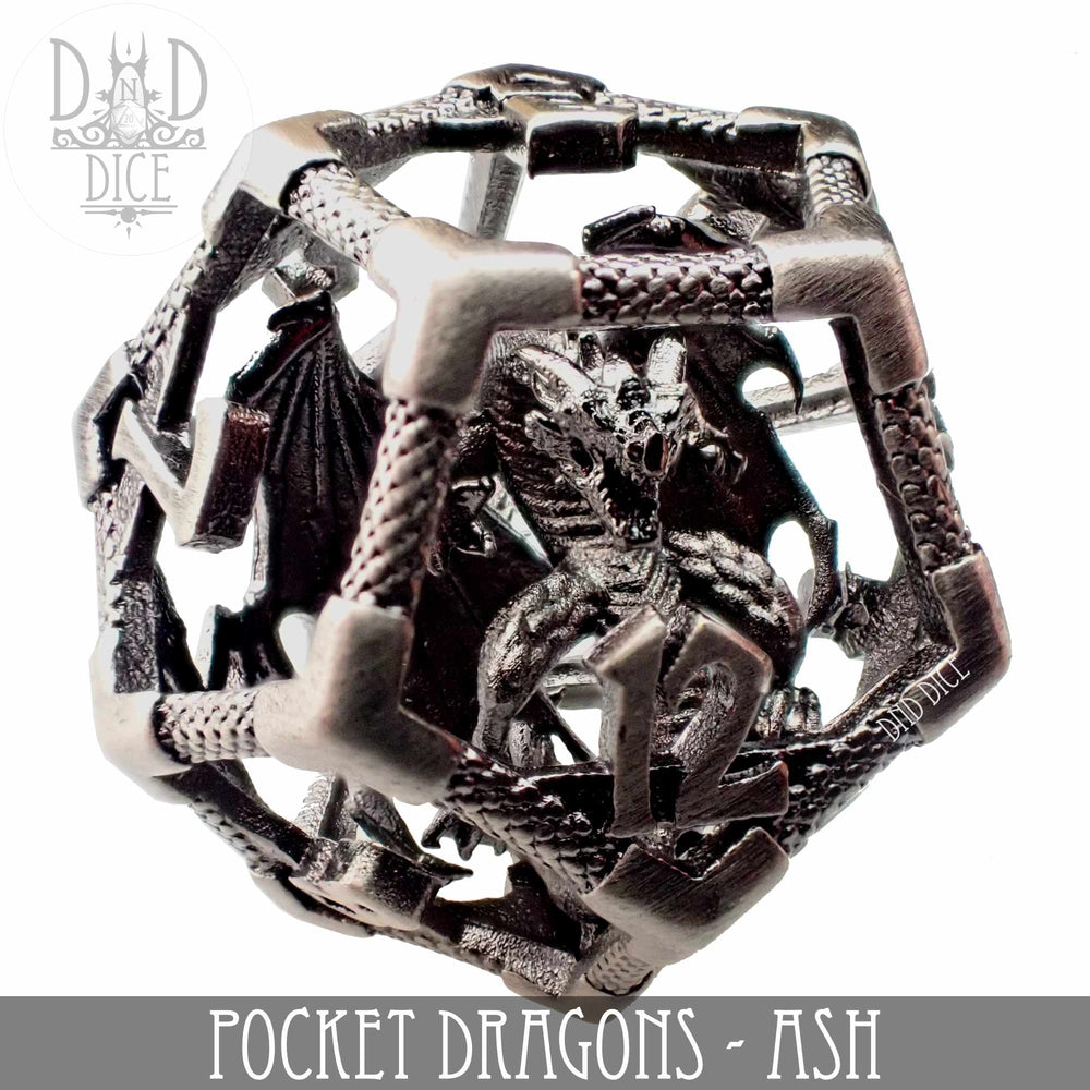 Pocket Dragons Ash - Metal Dice Set (Gift Box) (Online Order Only)