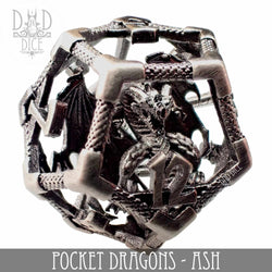 Pocket Dragons Ash - Metal Dice Set (Gift Box) (Online Order Only)