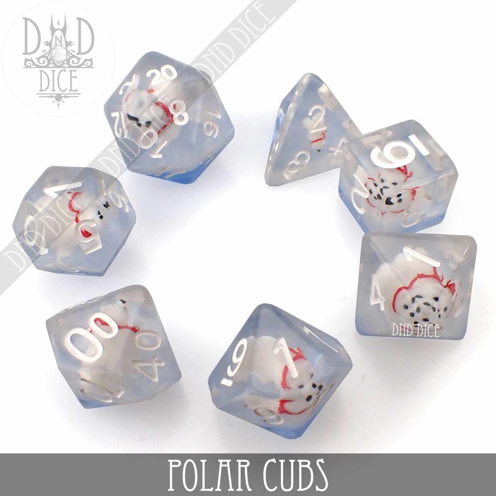 Polar Cubs Dice Set (Online Order Only)