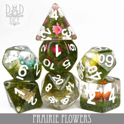 Prairie Flowers Dice Set (Online Order Only)