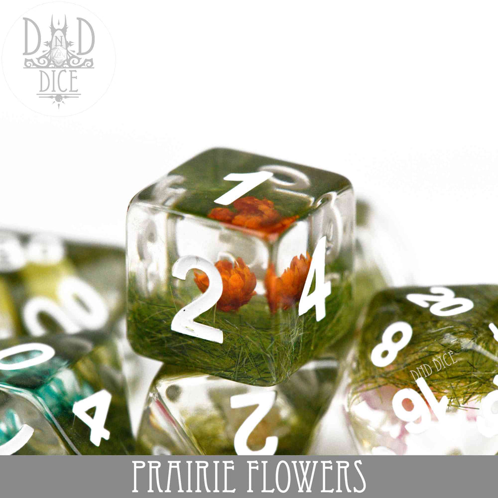 Prairie Flowers Dice Set (Online Order Only)