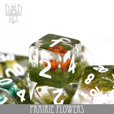 Prairie Flowers Dice Set (Online Order Only)