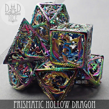 Prismatic Dragon Metal Dice Set (Gift Box) (Online Order Only)