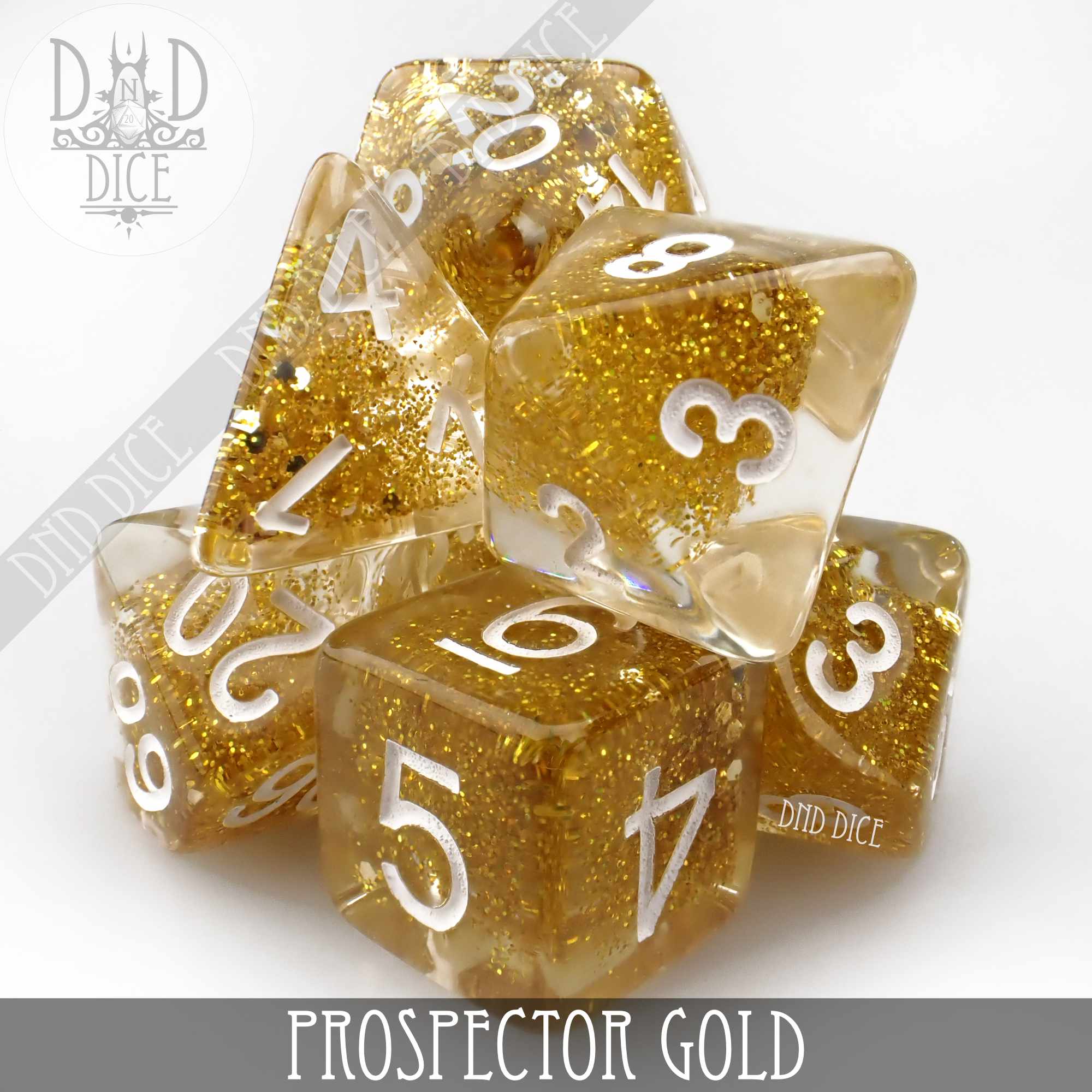 Prospector Gold Dice Set (Online Order Only)