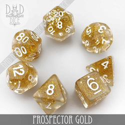 Prospector Gold Dice Set (Online Order Only)
