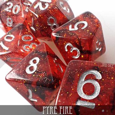 Pyre Fire Dice Set (Online Order Only)