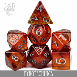Pyrotechnics Dice Set (Online Order Only)