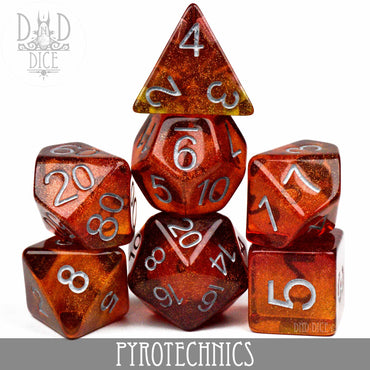 Pyrotechnics Dice Set (Online Order Only)