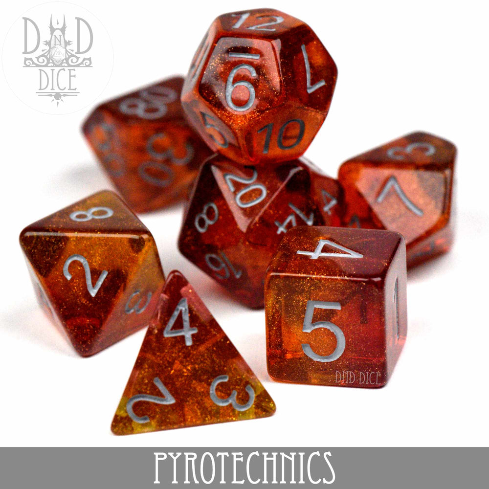 Pyrotechnics Dice Set (Online Order Only)