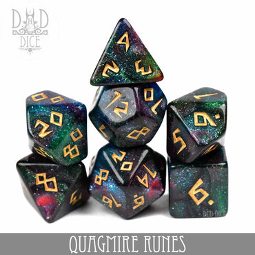 Quagmire Runes Dice Set (Online Order Only)