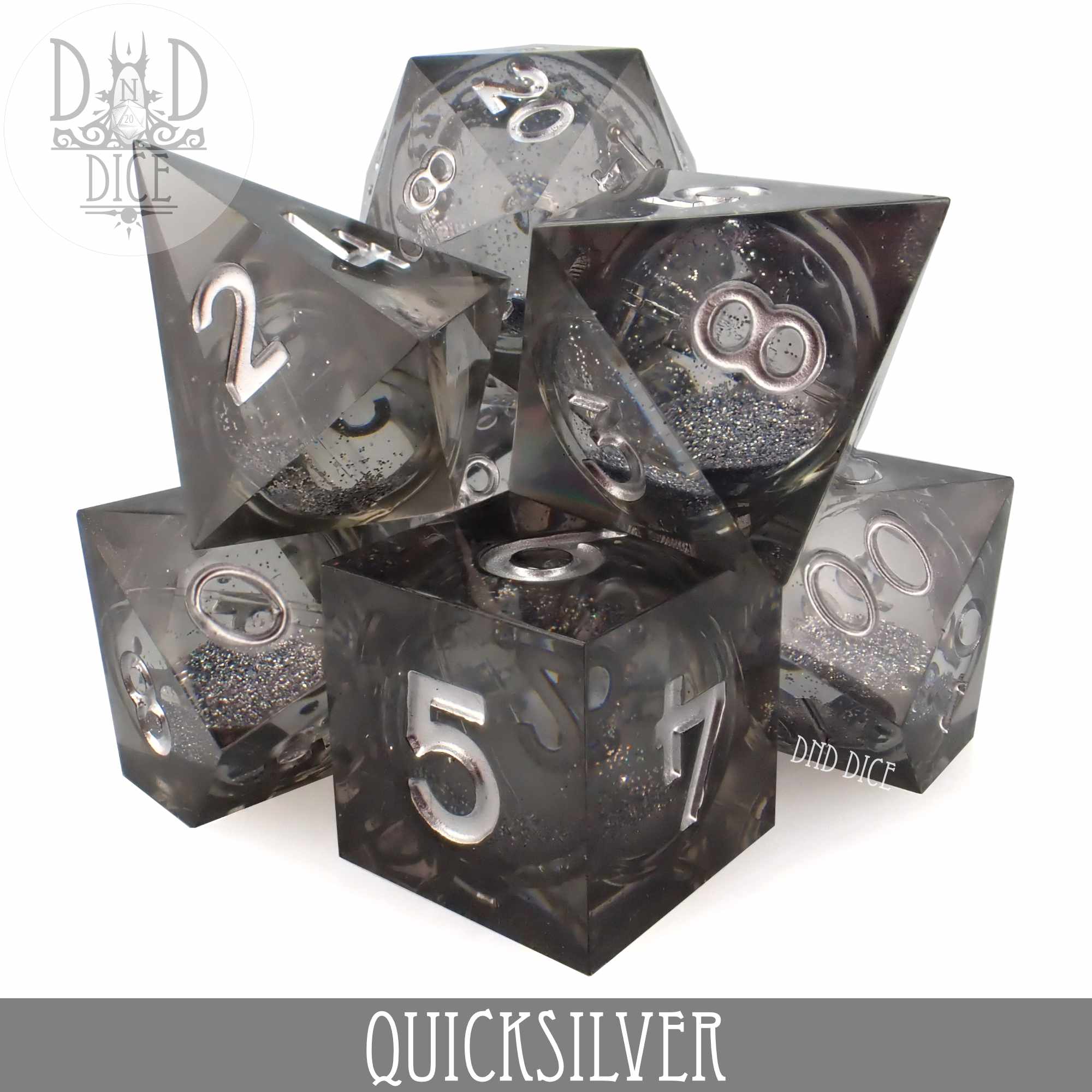 Quicksilver Liquid Core Dice Set (Online Order Only)