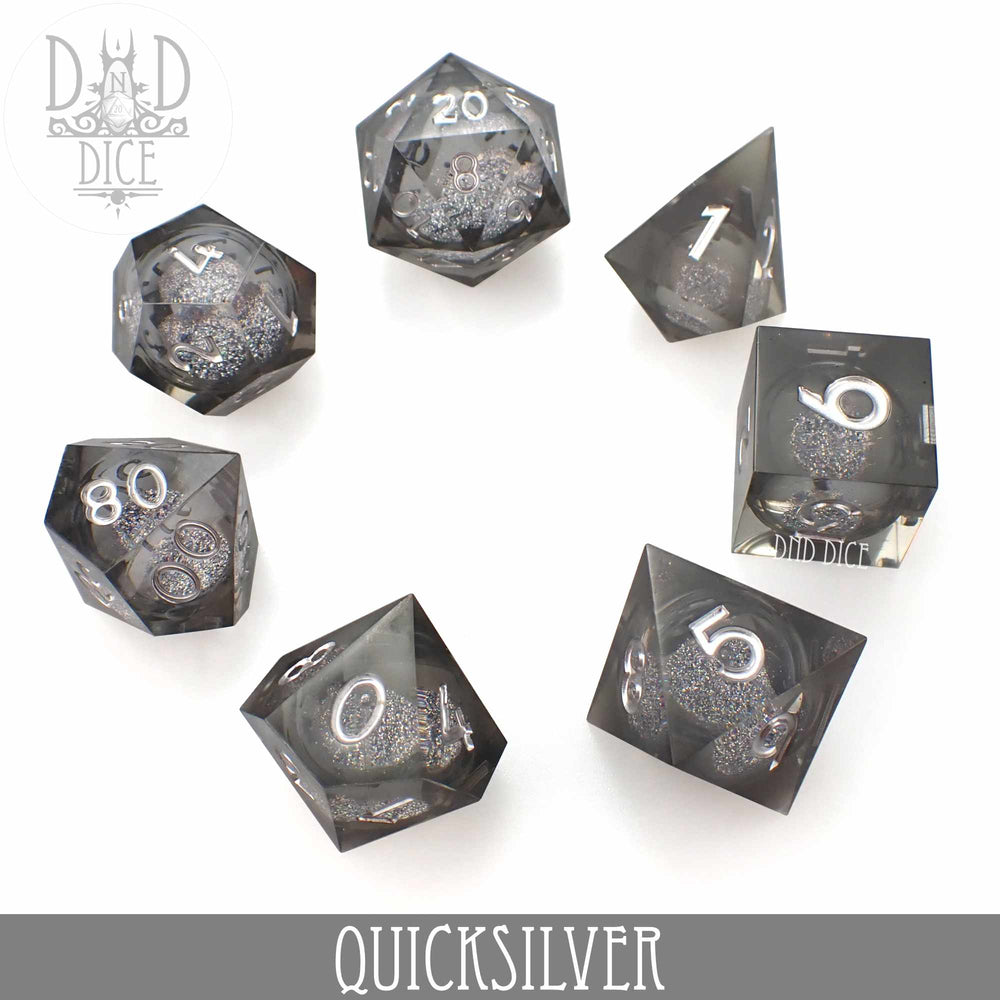 Quicksilver Liquid Core Dice Set (Online Order Only)