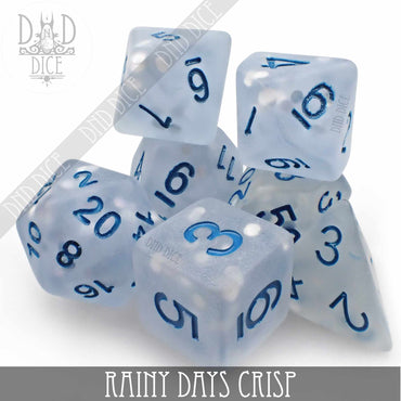 Rainy Days Crisp Dice Set (Online Order Only)