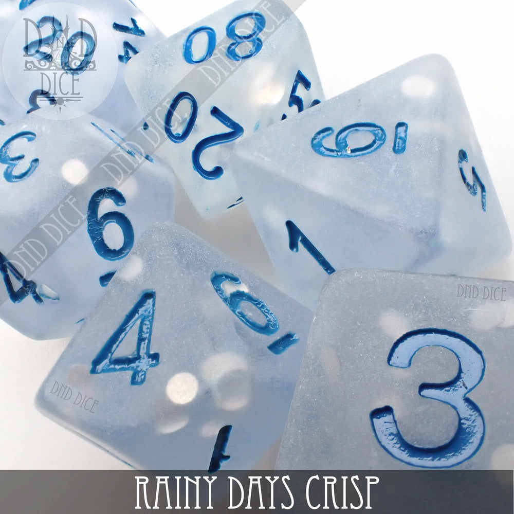 Rainy Days Crisp Dice Set (Online Order Only)
