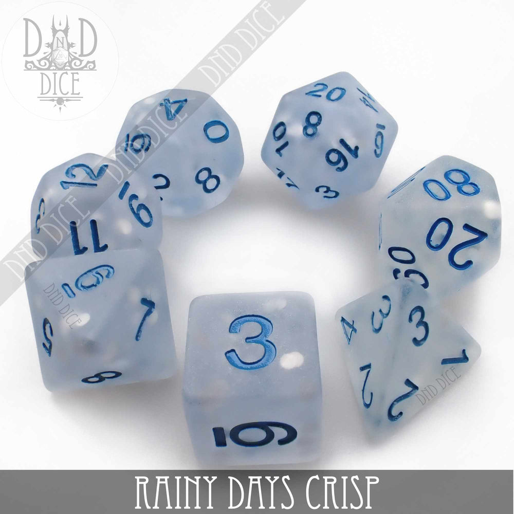 Rainy Days Crisp Dice Set (Online Order Only)