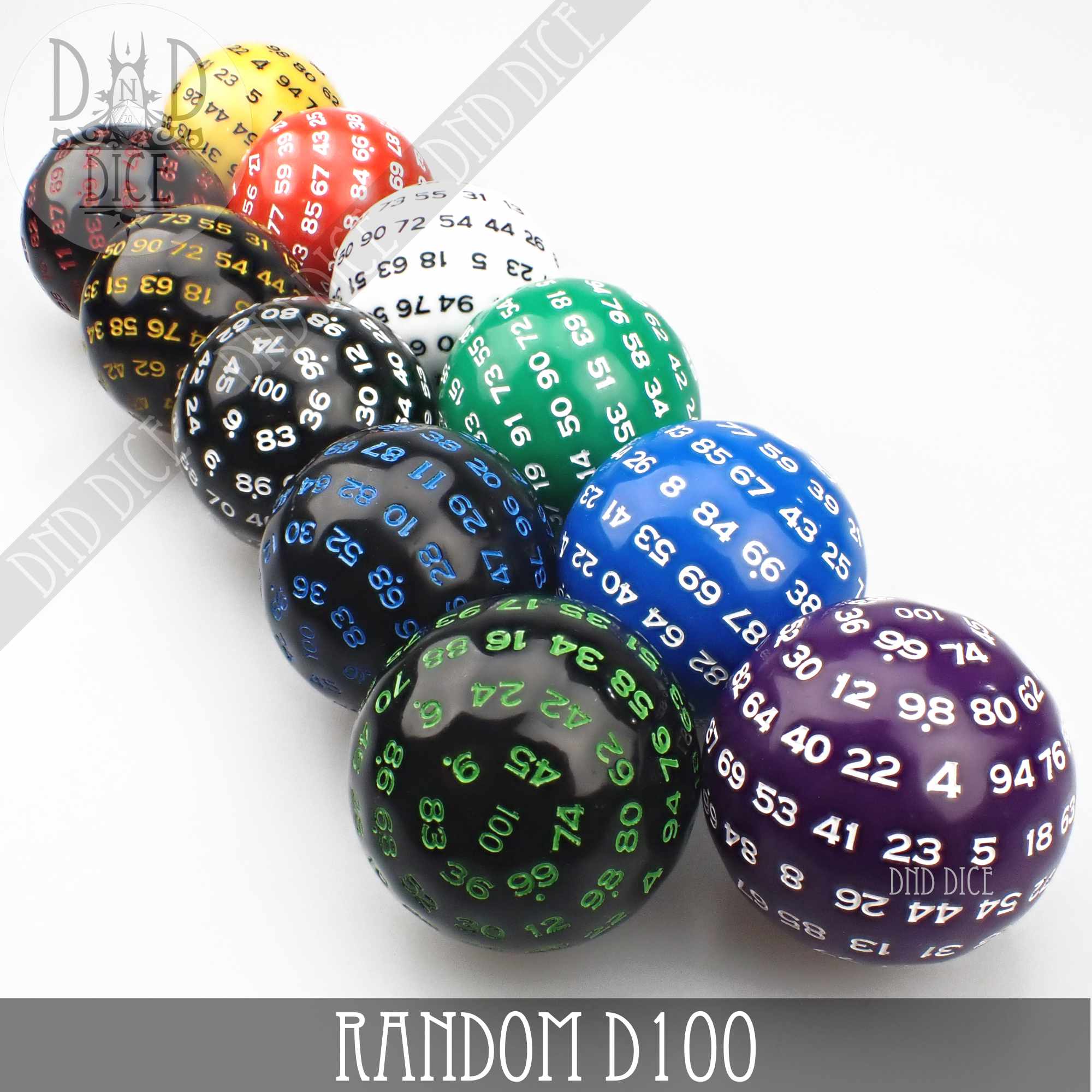 D100 Single Oversize Dice (Random Color) (Online Order Only)