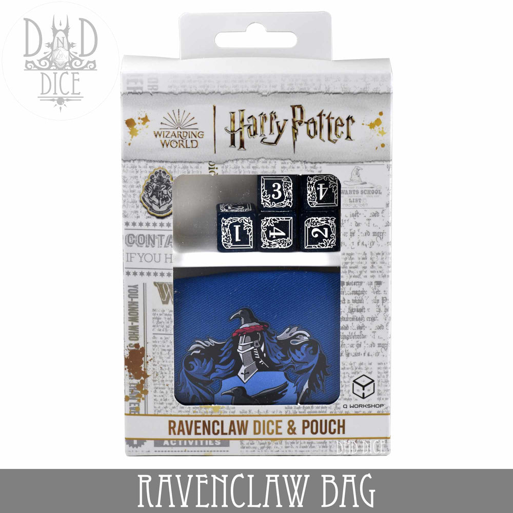 Harry Potter - Ravenclaw Dice Bag & 5D6 (Online Order Only)