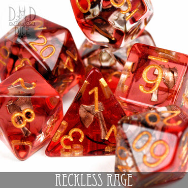 Reckless Rage Dice Set (Online Order Only)
