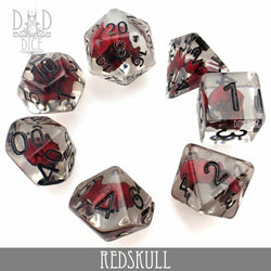 Red Skull Dice Set (Online Order Only)