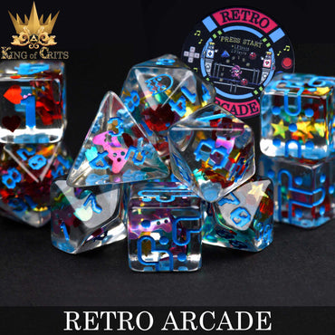 Retro Arcade 11 Dice Set (Online Order Only)