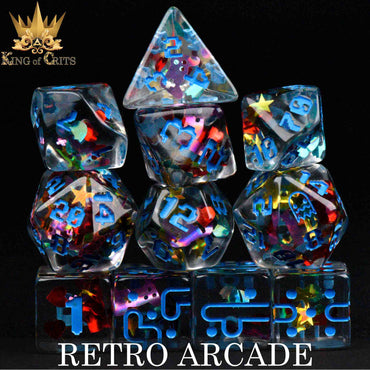 Retro Arcade 11 Dice Set (Online Order Only)