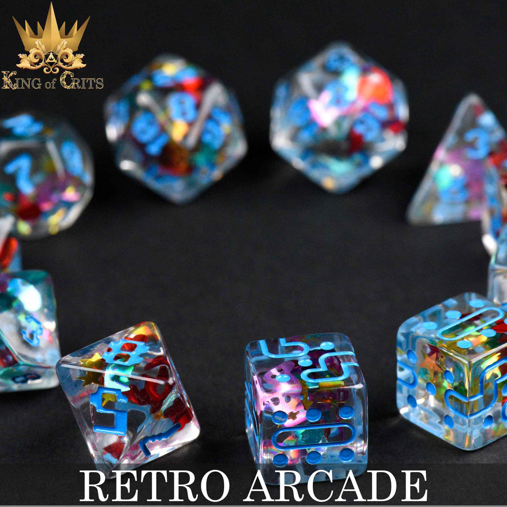 Retro Arcade 11 Dice Set (Online Order Only)