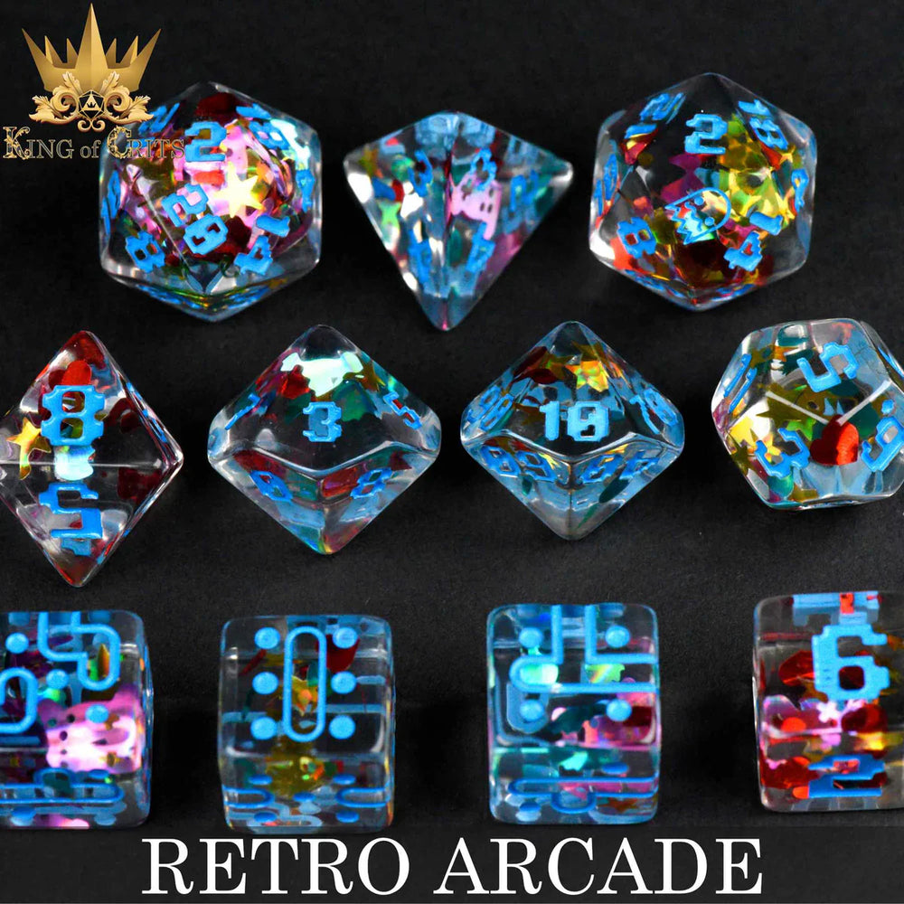Retro Arcade - 11 Dice Set (Online Order Only)