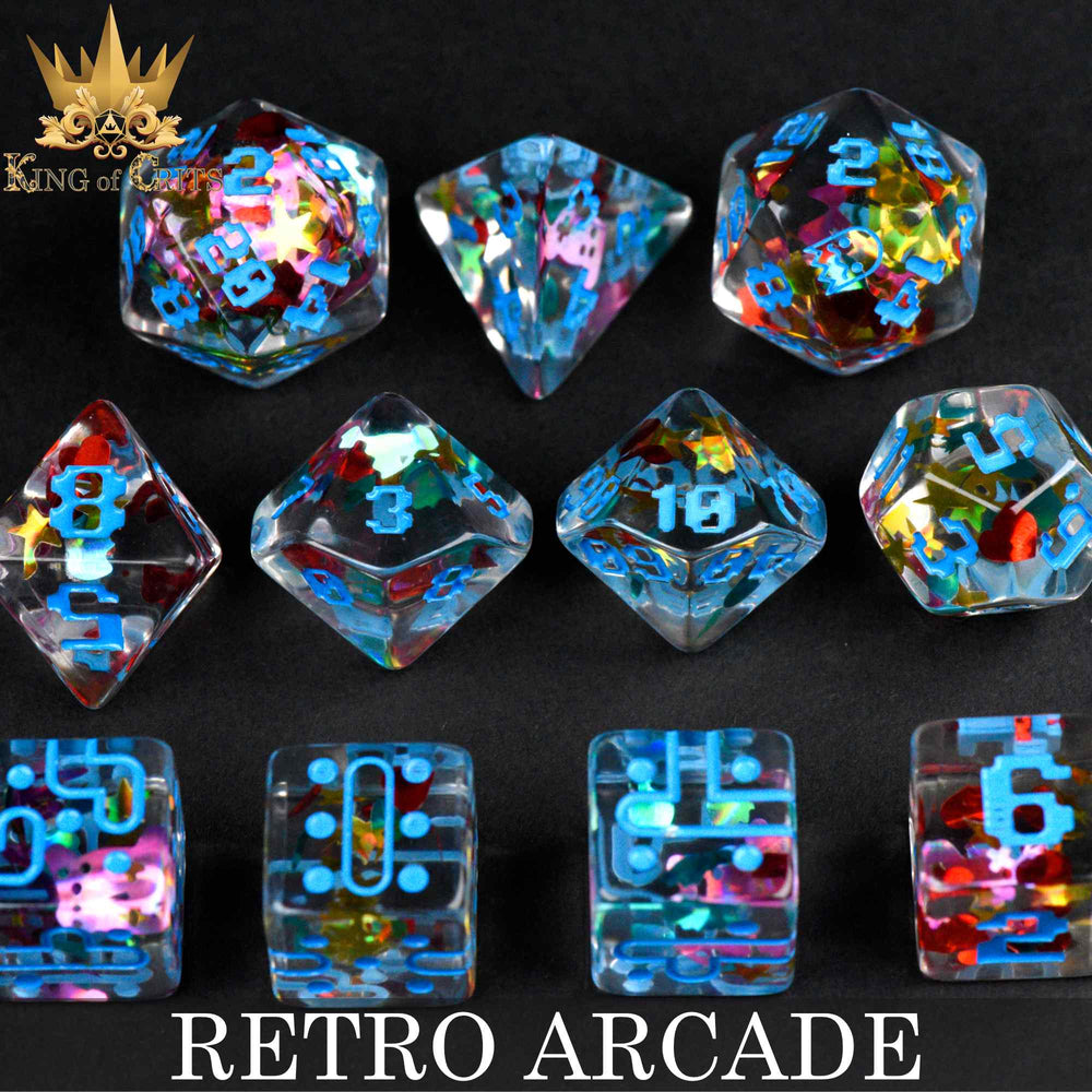 Retro Arcade 11 Dice Set (Online Order Only)