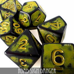 Road Sign Danger Dice Set (Online Order Only)
