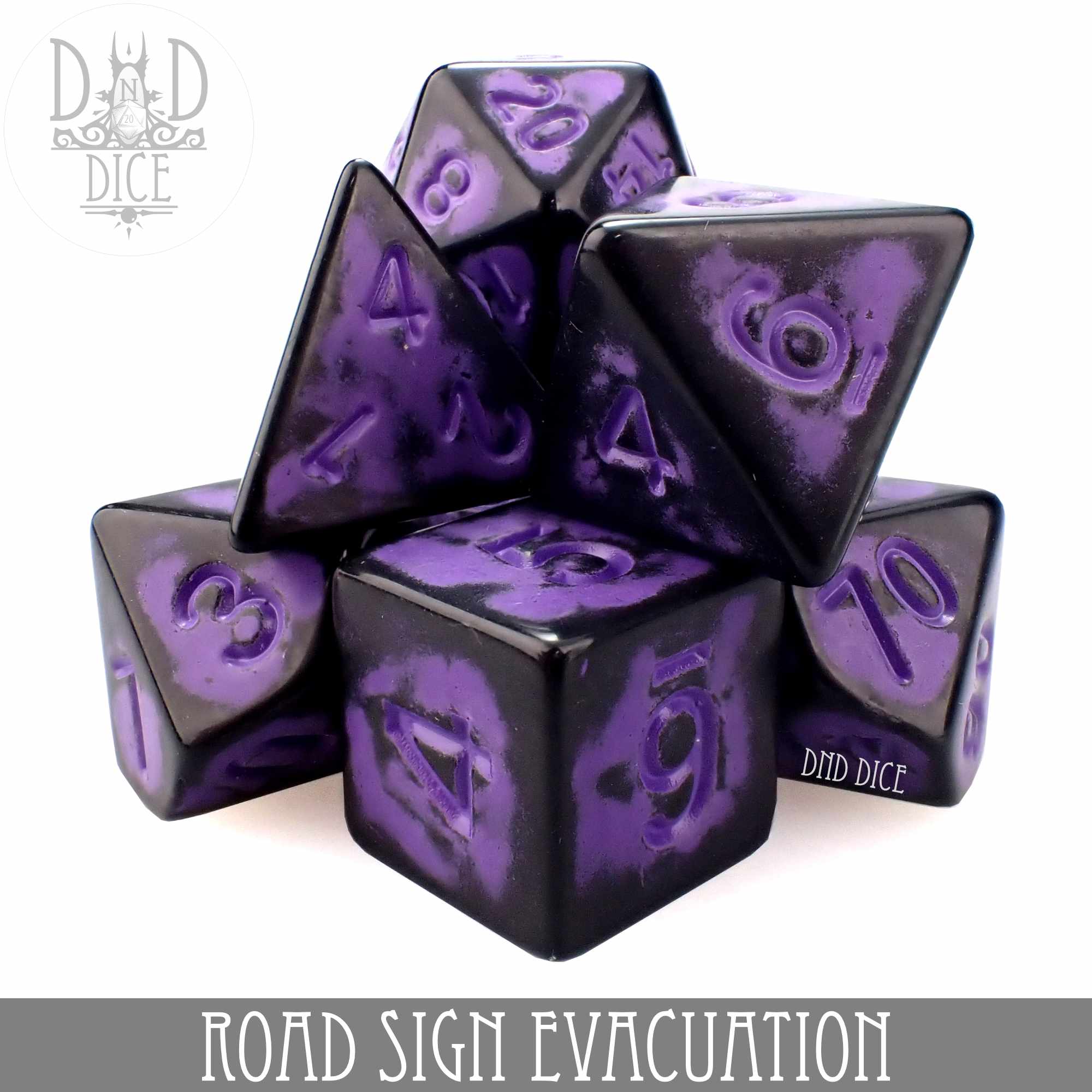 Road Sign Evacuation Dice Set (Online Order Only)