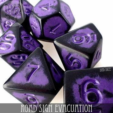 Road Sign Evacuation Dice Set (Online Order Only)