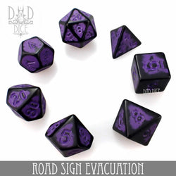 Road Sign Evacuation Dice Set (Online Order Only)