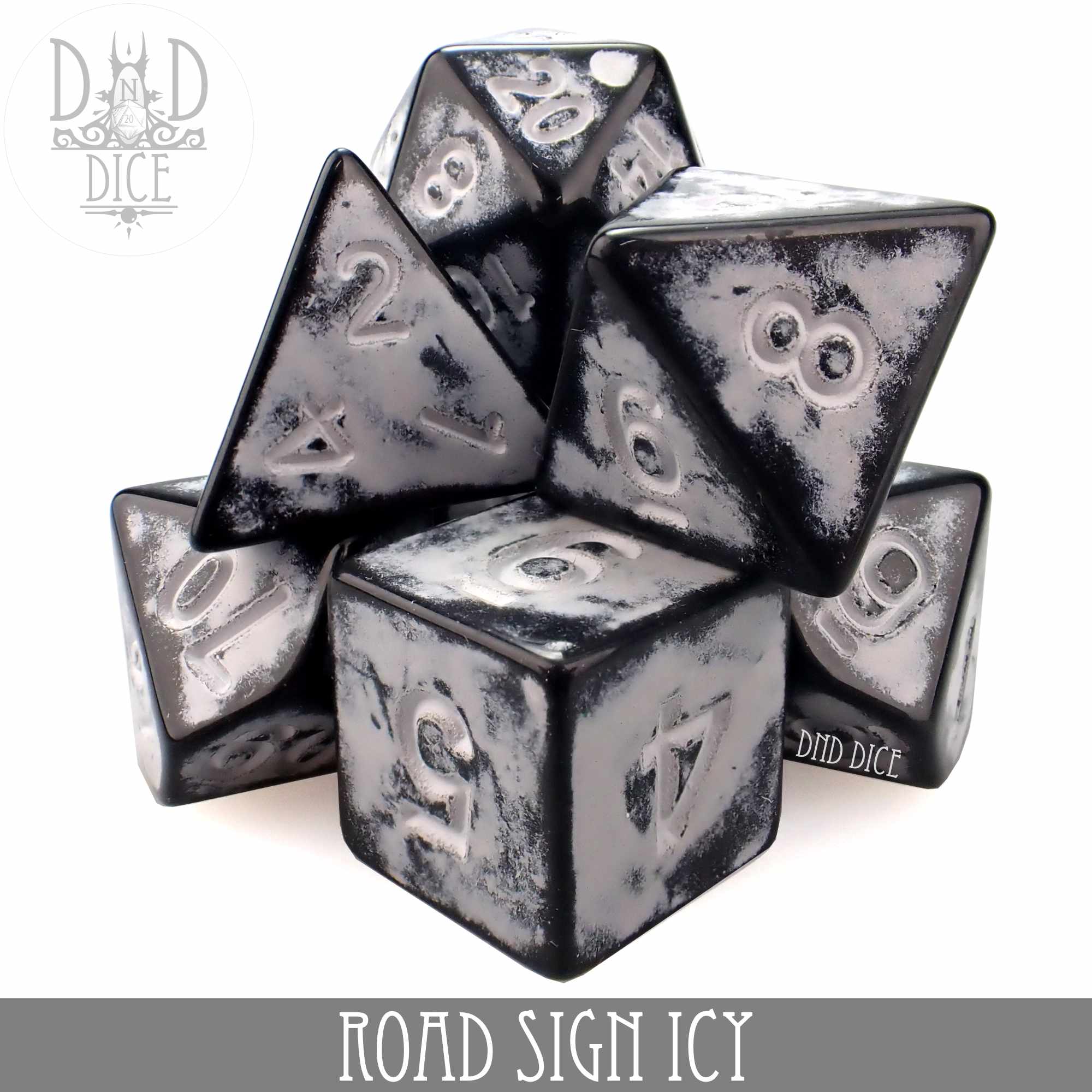 Road Sign Icy Dice Set (Online Order Only)