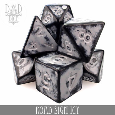 Road Sign Icy Dice Set (Online Order Only)
