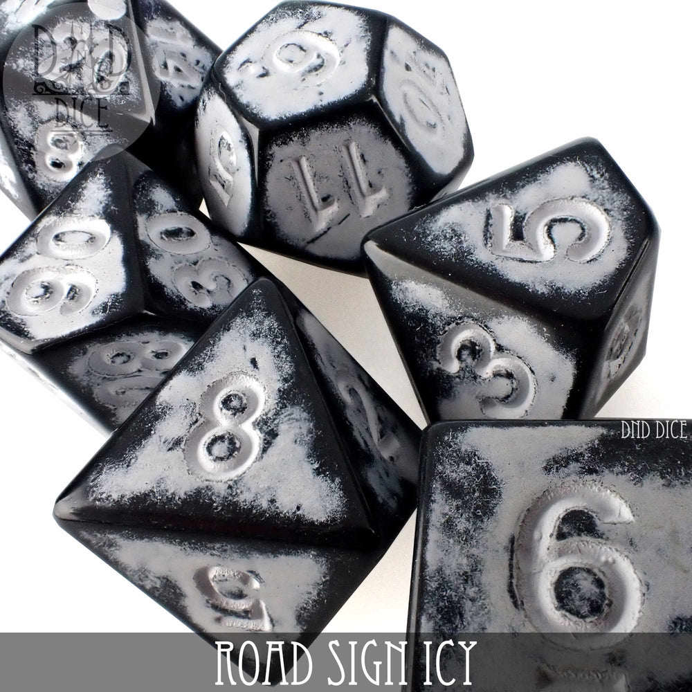 Road Sign Icy Dice Set (Online Order Only)