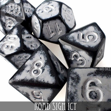 Road Sign Icy Dice Set (Online Order Only)