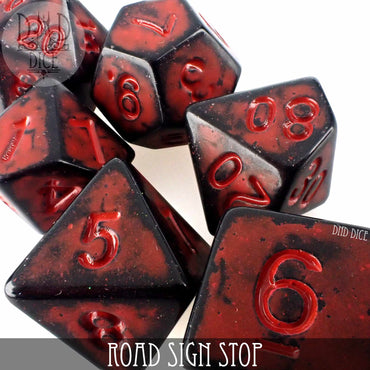 Road Sign Stop Dice Set (Online Order Only)