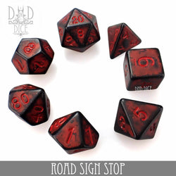 Road Sign Stop Dice Set (Online Order Only)
