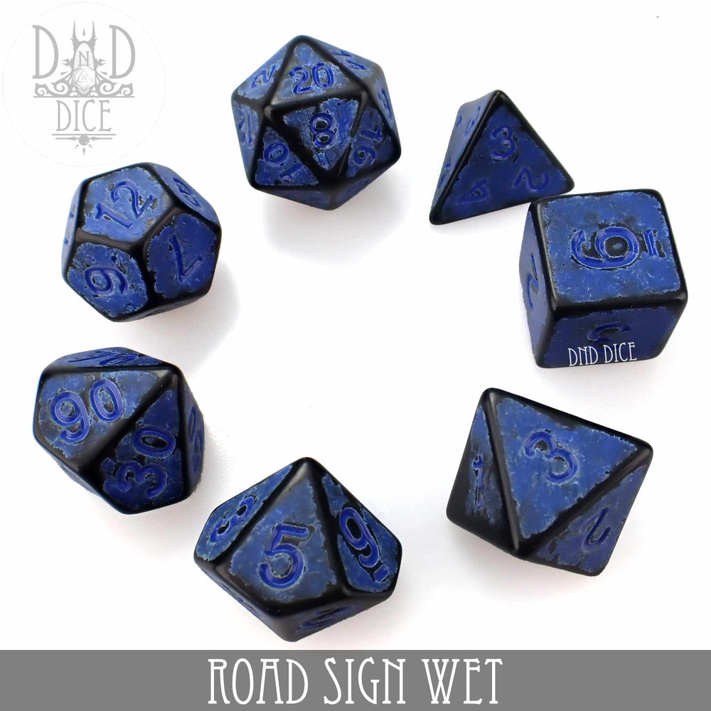 Road Sign Wet Dice Set (Online Order Only)